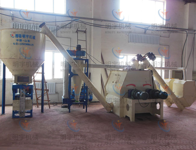 腻子粉生产线主要组成优势有哪些